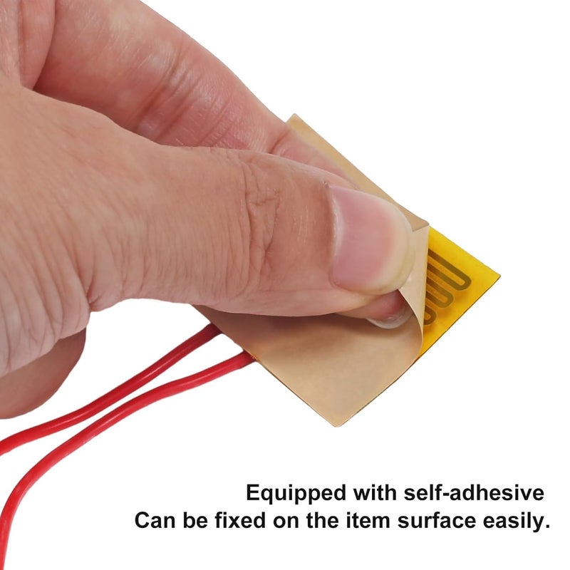 Coliao 6pcs Film Heater Plate Adhesive Pad 5V 1W 30mmx40mm PI Heating Elements Film Strip Heater Adhesive Polyimide Heater Plate - Image 5